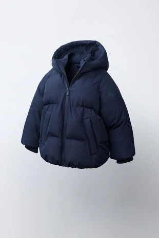 Стеганое пальто с капюшоном Water Repellent