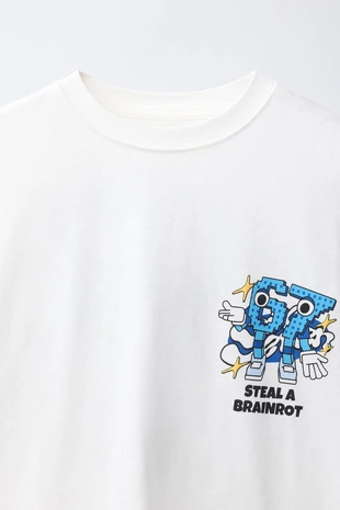 Футболка с принтом Steal A Brainrot © Spyder Games- Заказать в России