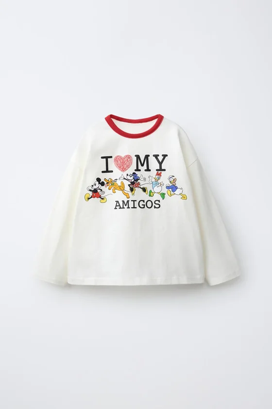 ФУТБОЛКА С ПРИНТОМ MICKEY MOUSE AND FRIENDS © DISNEY