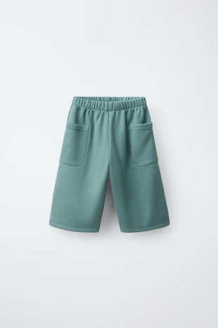 Брюки Wide Leg из мягкой ткани с нашивкой- Заказать в России