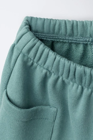 Брюки Wide Leg из мягкой ткани с нашивкой- Заказать в России