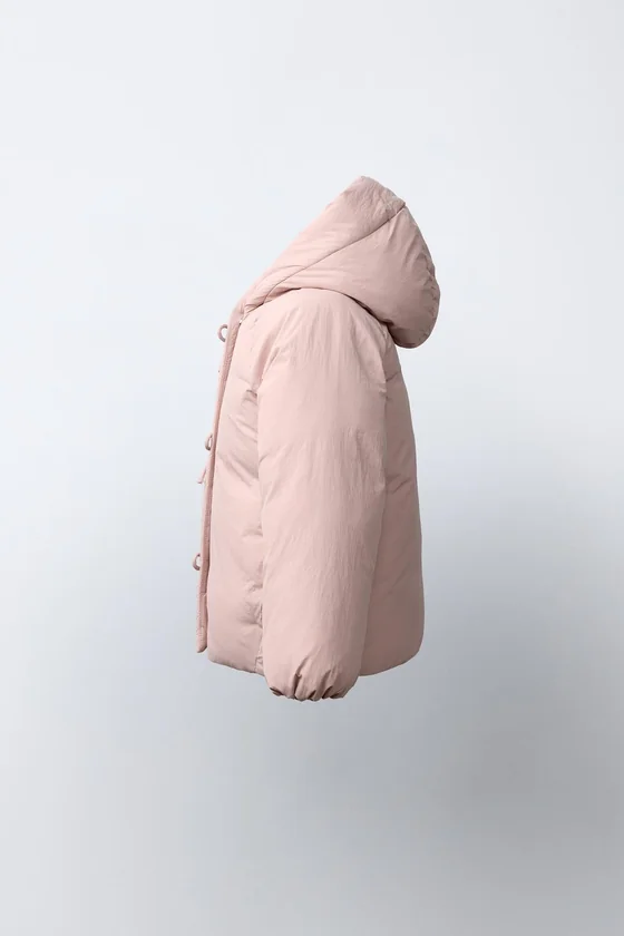 СТЕГАНОЕ ПАЛЬТО WATER REPELLENT С БАНТАМИ