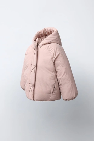 Стеганое пальто Water Repellent с бантами- Заказать в России