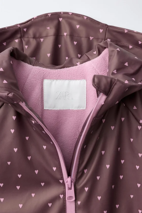 ПРОРЕЗИНЕННЫЙ ДОЖДЕВИК WATER REPELLENT В СЕРДЕЧКО