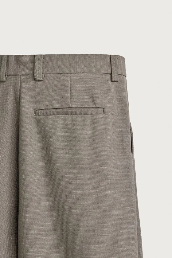 БРЮКИ RELAXED FIT СО СКЛАДКАМИ