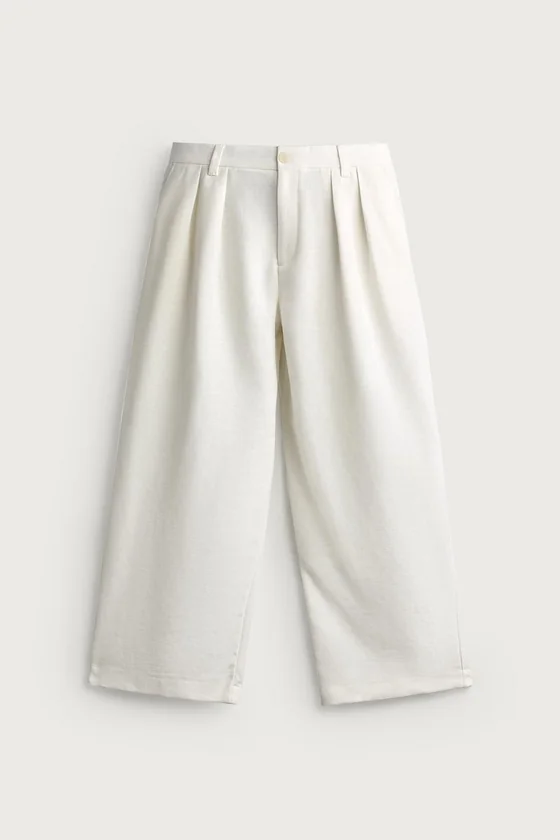 БРЮКИ RELAXED FIT СО СКЛАДКАМИ