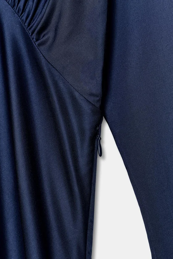 ДЛИННОЕ АТЛАСНОЕ ПЛАТЬЕ коллекция Zara «ZW»