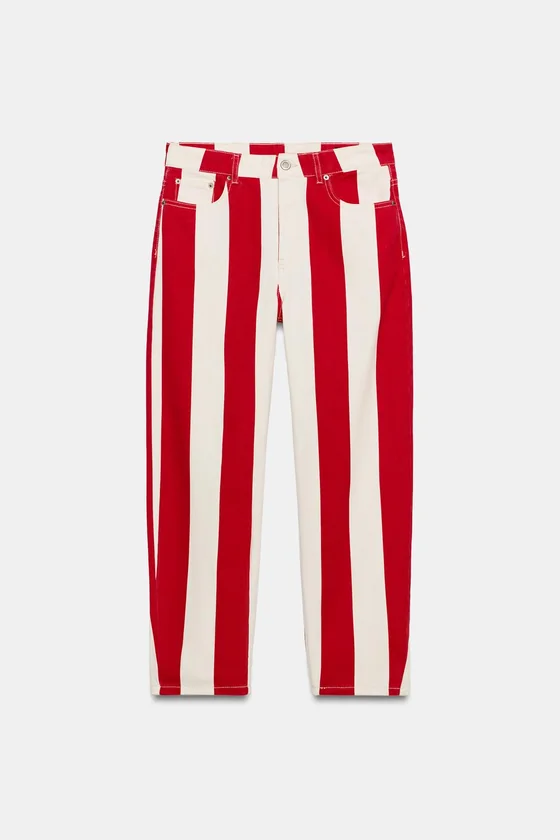 ДЖИНСЫ ZW COLLECTION TAPERED В ПОЛОСКУ