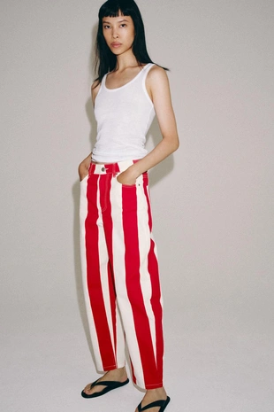 Джинсы Zw Collection Tapered в полоску- Заказать в России