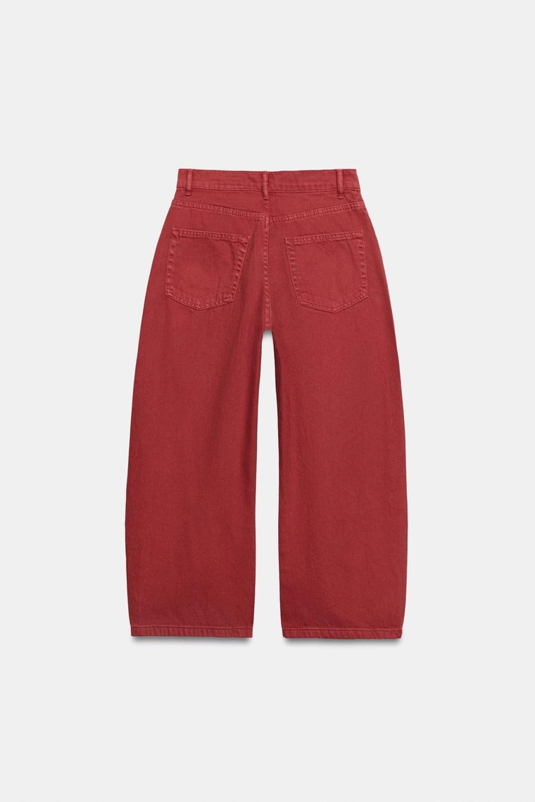ДЖИНСЫ КАПРИ баллон СО СРЕДНЕЙ ПОСАДКОЙ — коллекция Zara «ZW»