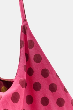 Большая сумка в горошек- Заказать в России