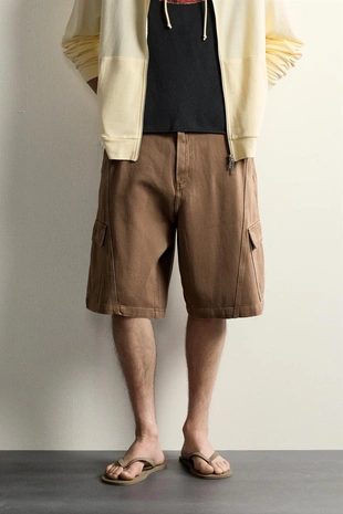 Шорты карго Relaxed Fit со швами