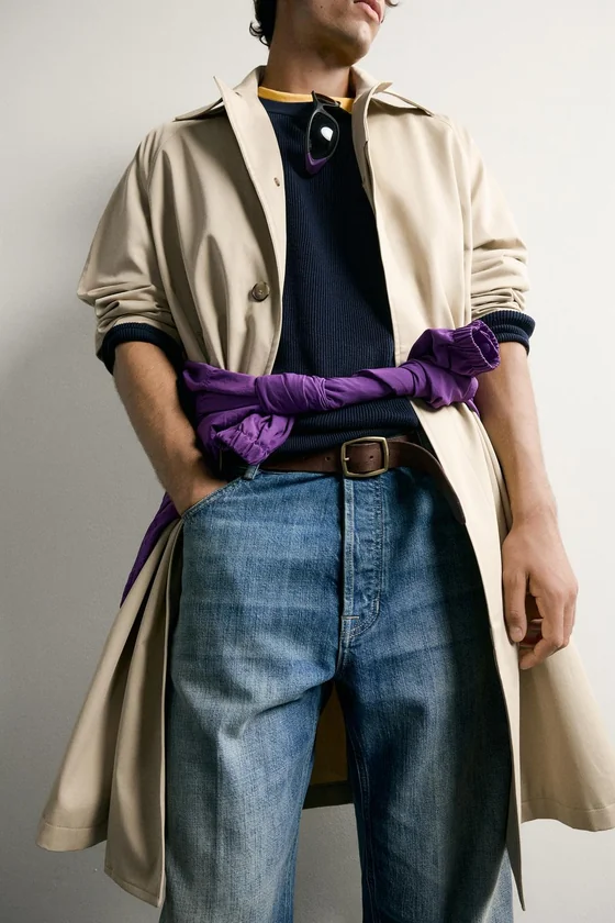 ДЛИННЫЙ ТРЕНЧ RELAXED FIT