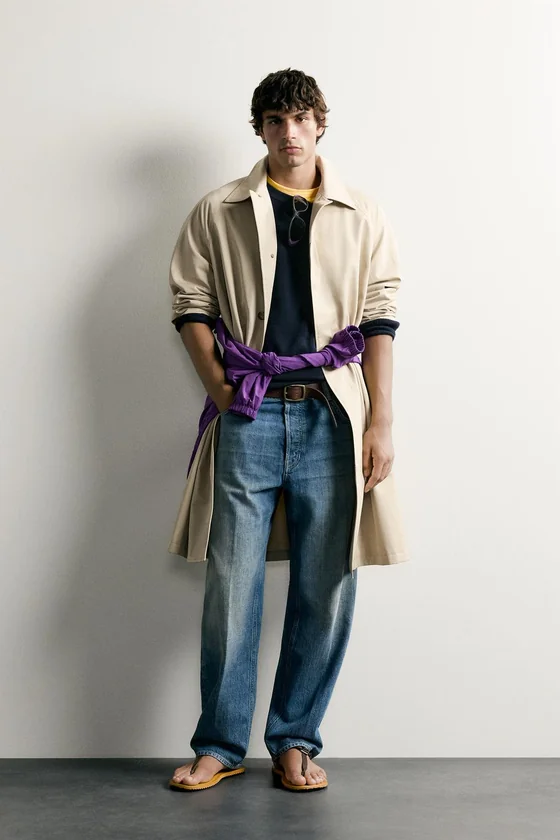 ДЛИННЫЙ ТРЕНЧ RELAXED FIT