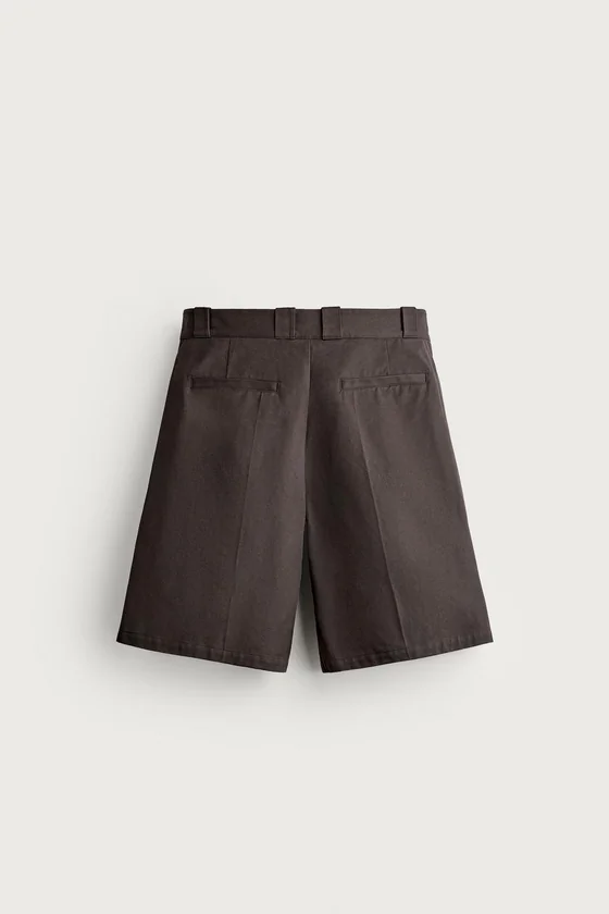 ШОРТЫ RELAXED FIT СО СКЛАДКАМИ