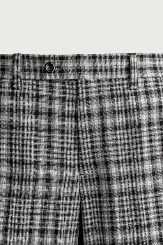 БРЮКИ FLARE FIT В КЛЕТКУ