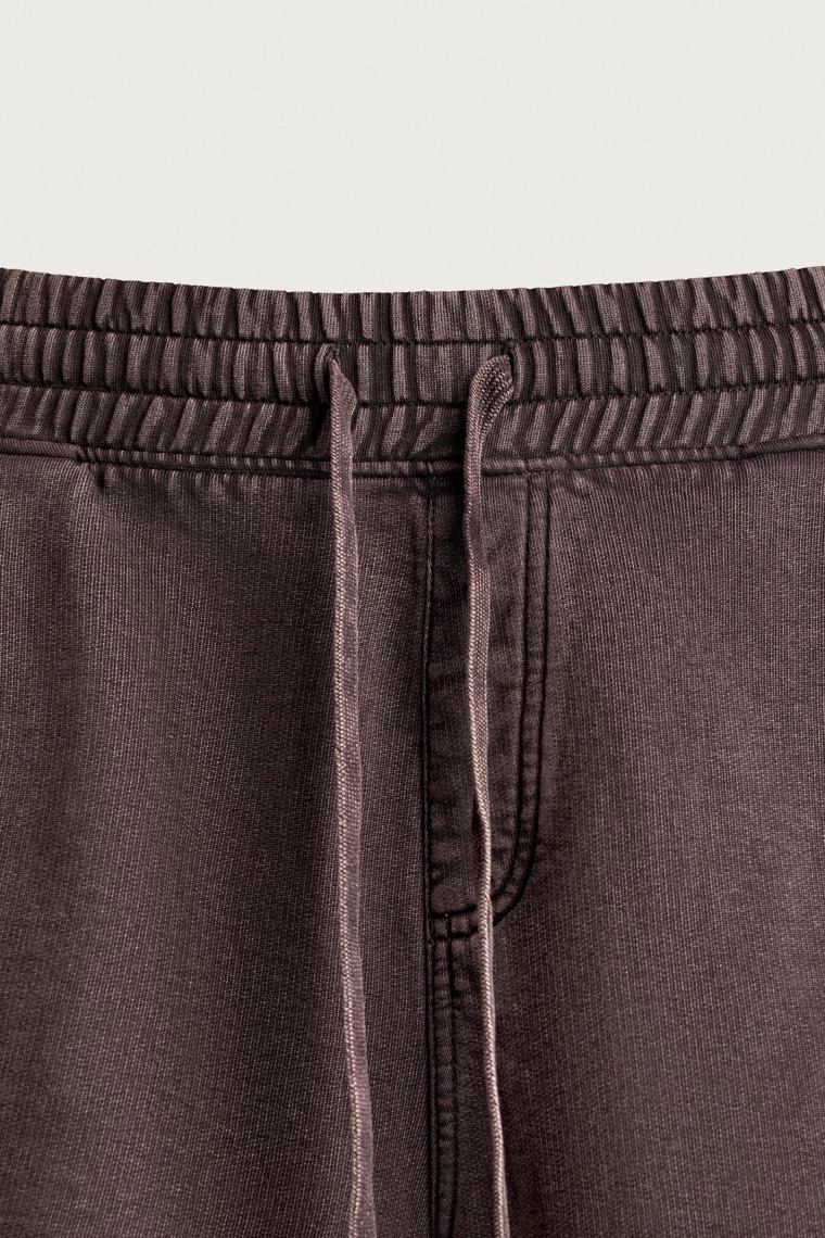 Шорты-бермуды washed из хлопка с эффектом выцветания