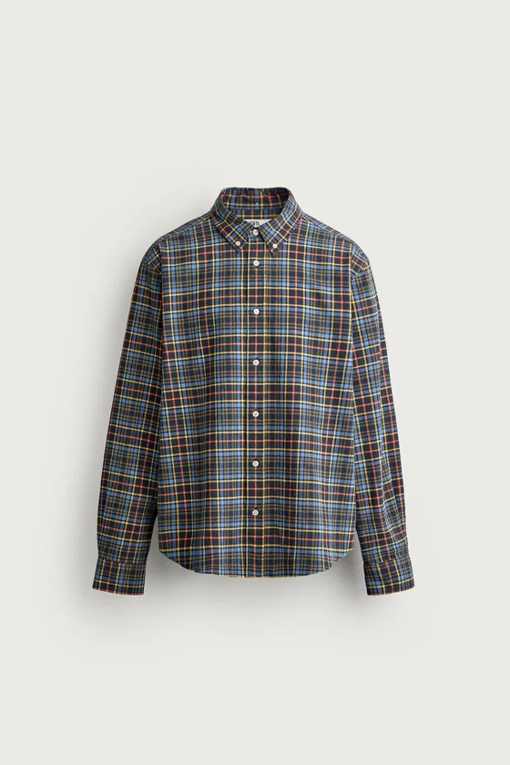 РУБАШКА RELAXED FIT В КЛЕТКУ