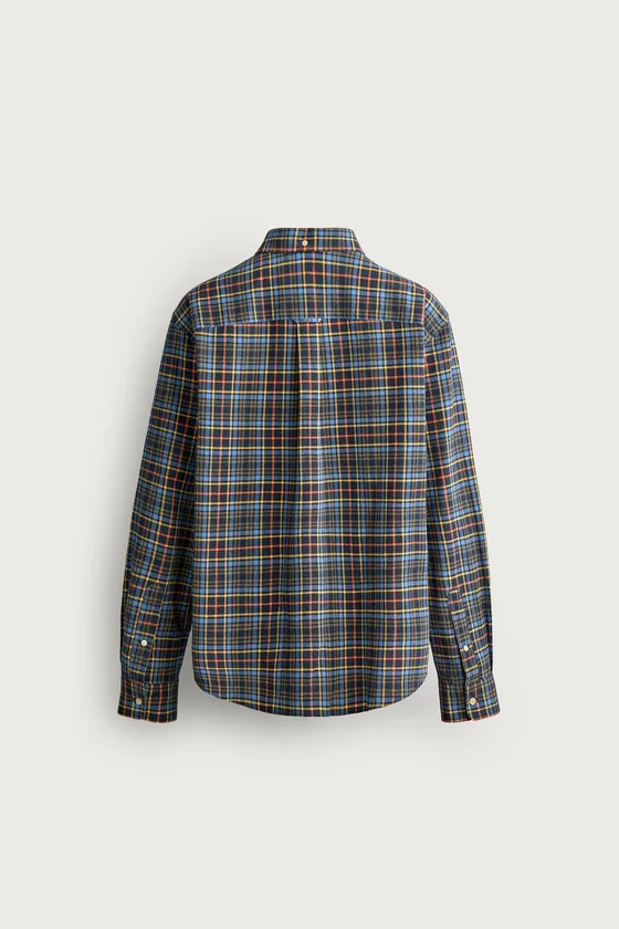 РУБАШКА RELAXED FIT В КЛЕТКУ