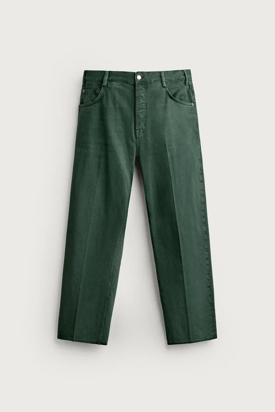 ДЖИНСЫ RELAXED FIT СО СТРЕЛКАМИ