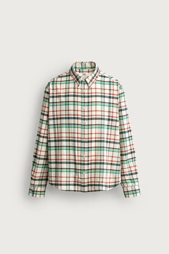 РУБАШКА RELAXED FIT В КЛЕТКУ