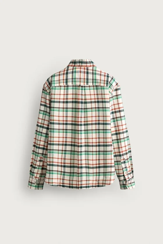 РУБАШКА RELAXED FIT В КЛЕТКУ