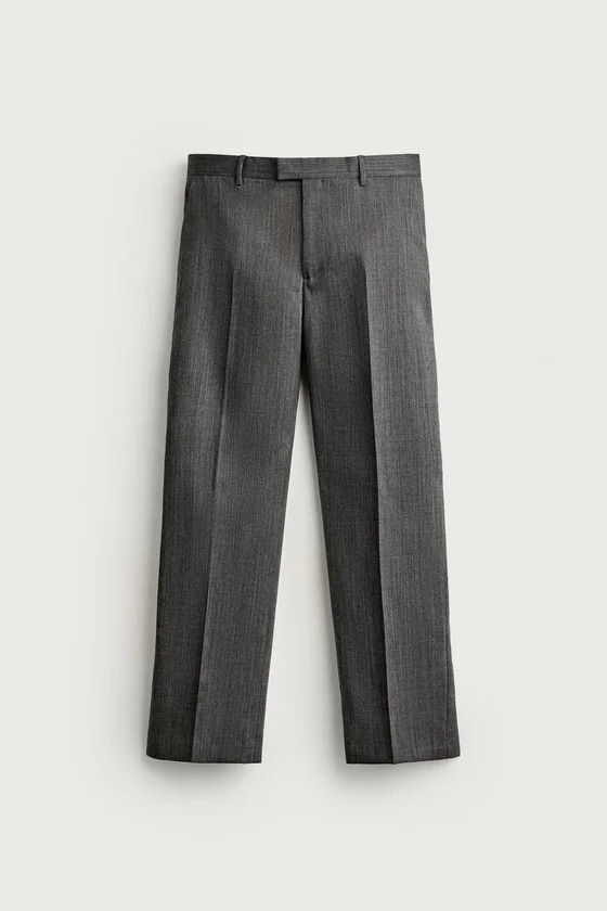 КОСТЮМНЫЕ БРЮКИ RELAXED FIT ИЗ 100% ШЕРСТИ