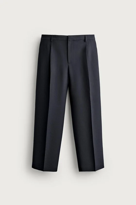 БРЮКИ RELAXED FIT СО СКЛАДКАМИ