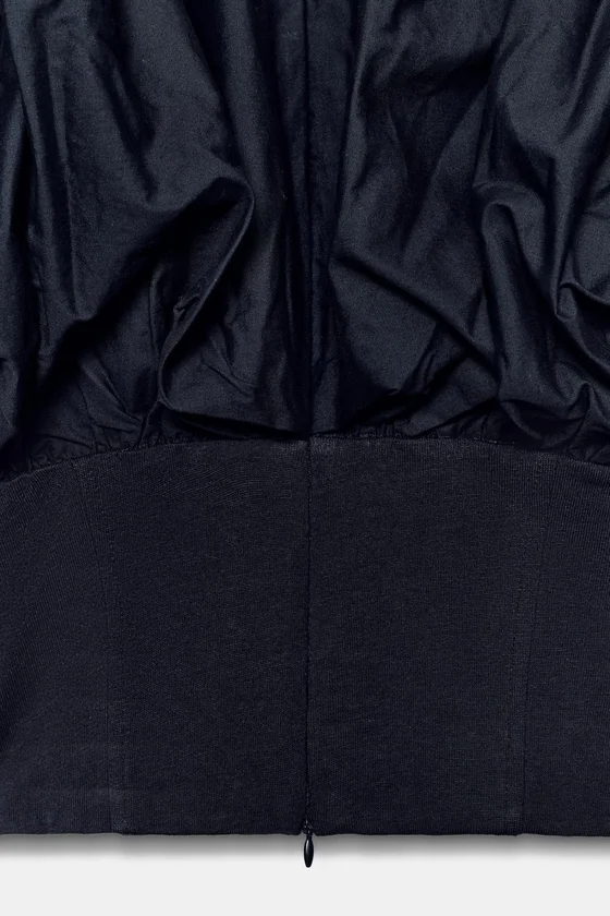 КОМБИНИРОВАННЫЙ ТОП ОБЪЕМНОГО КРОЯ