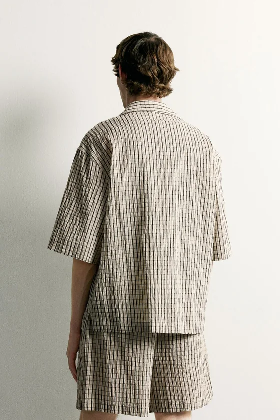 РУБАШКА RELAXED FIT В КЛЕТКУ