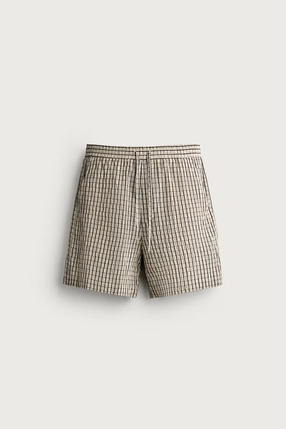 ШОРТЫ В КЛЕТКУ RELAXED FIT