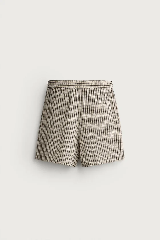 ШОРТЫ В КЛЕТКУ RELAXED FIT