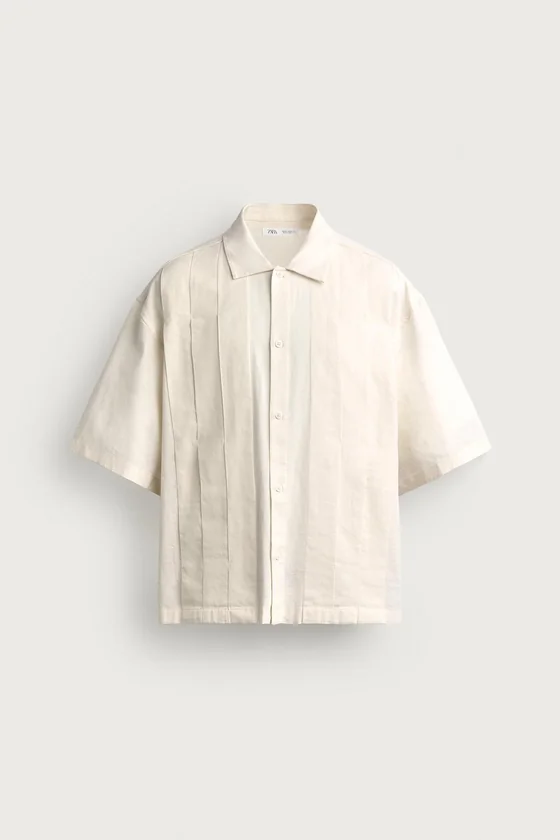 РУБАШКА СО СКЛАДКАМИ RELAXED FIT