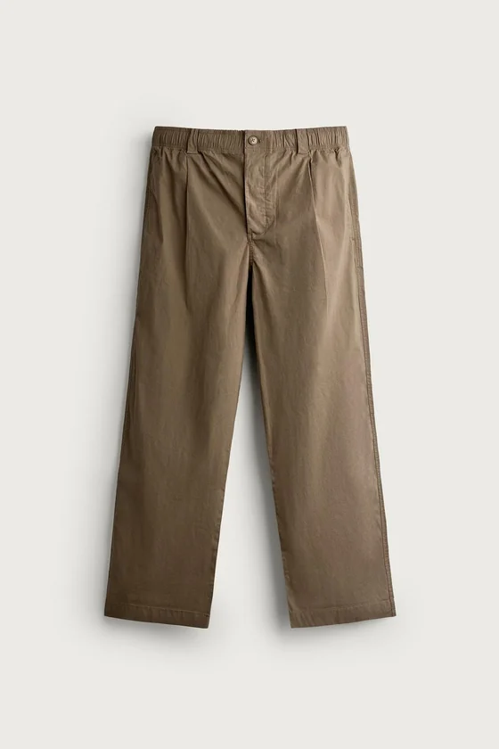 БРЮКИ RELAXED FIT СО СКЛАДКАМИ