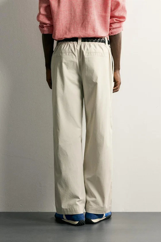 БРЮКИ RELAXED FIT СО СКЛАДКАМИ