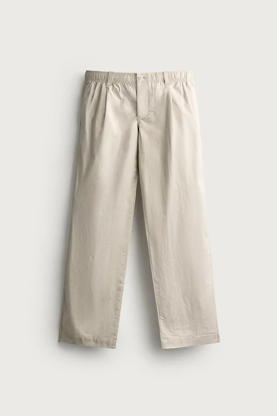 БРЮКИ RELAXED FIT СО СКЛАДКАМИ