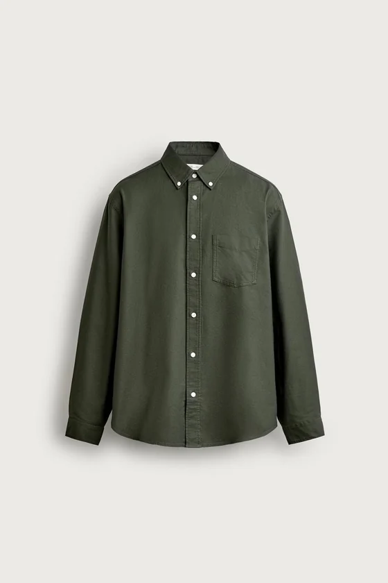 РУБАШКА REGULAR FIT ФАКТУРНАЯ ОКСФОРД