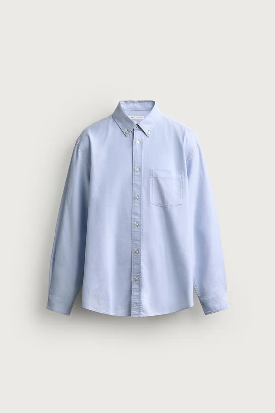 РУБАШКА REGULAR FIT ФАКТУРНАЯ ОКСФОРД