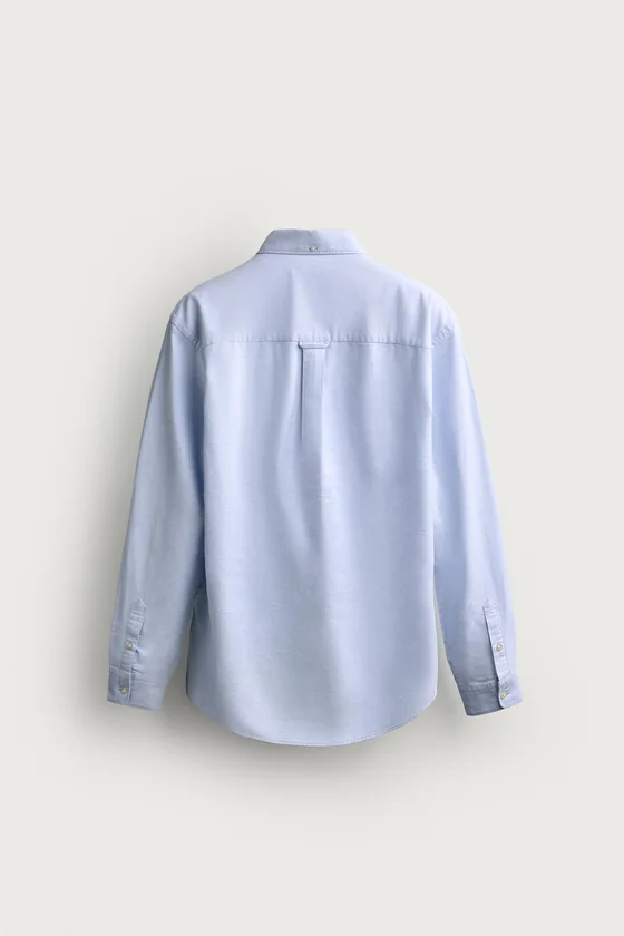РУБАШКА REGULAR FIT ФАКТУРНАЯ ОКСФОРД