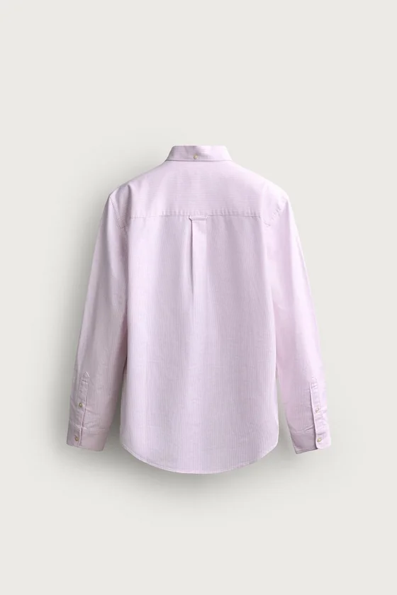 РУБАШКА REGULAR FIT ФАКТУРНАЯ ОКСФОРД