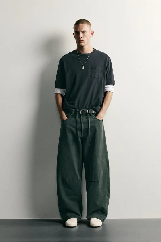 БРЮКИ BARREL FIT НА КУЛИСКЕ