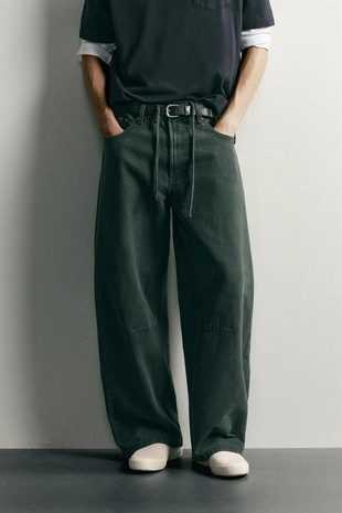 Брюки Barrel Fit на кулиске