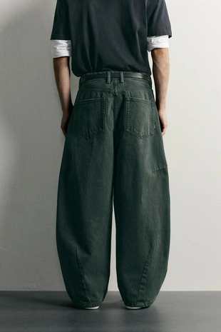 Брюки Barrel Fit на кулиске