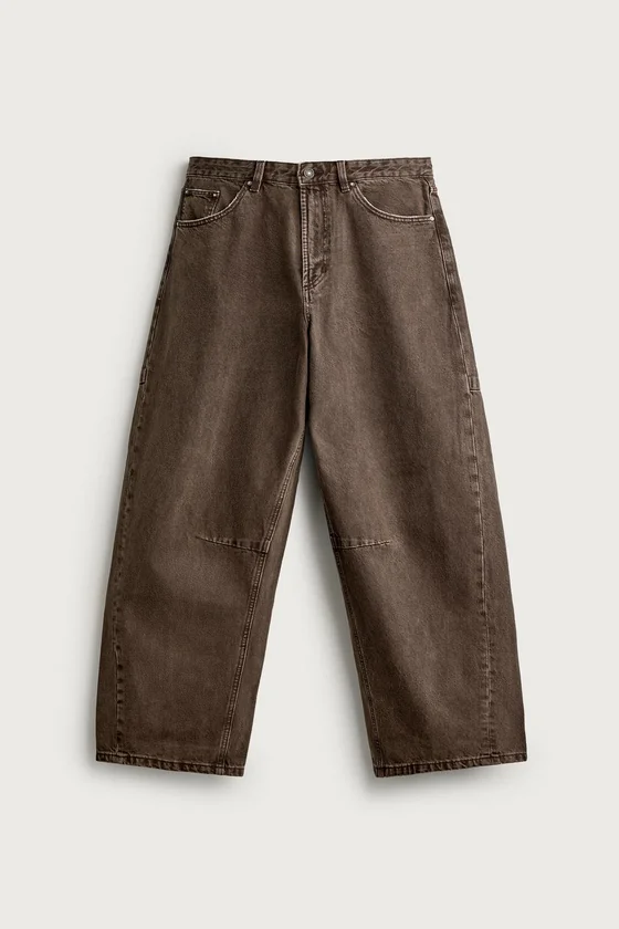 БРЮКИ BARREL FIT НА ШНУРКЕ