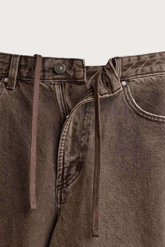 БРЮКИ BARREL FIT НА ШНУРКЕ