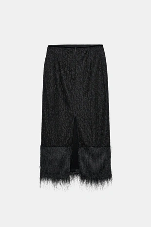 Прямая юбка с бисером — Zw Collection- Заказать в России