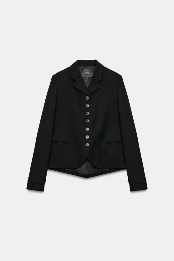 БЛЕЙЗЕР ПРЯМОГО КРОЯ С ПУГОВИЦАМИ — ZW COLLECTION