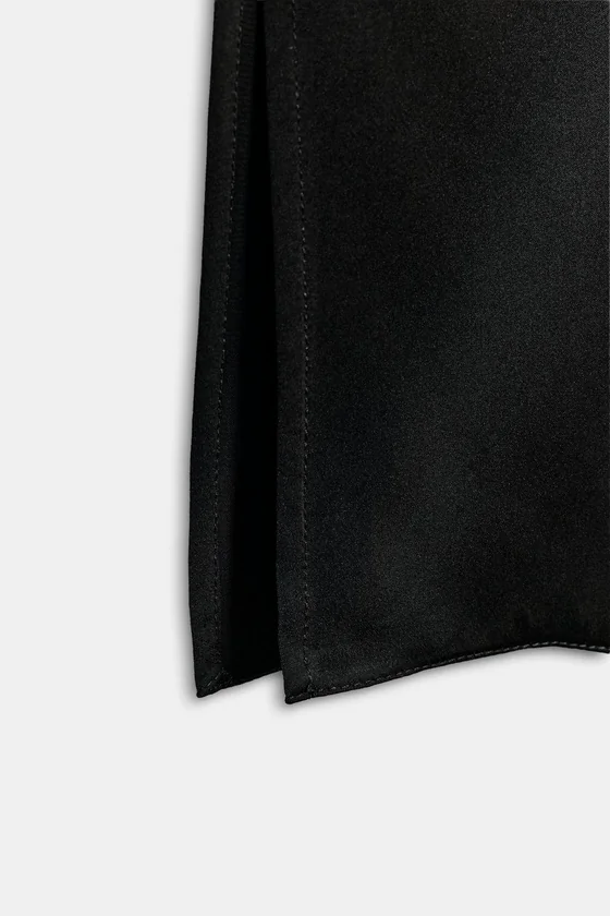 АСИММЕТРИЧНОЕ АТЛАСНОЕ ПЛАТЬЕ ZW COLLECTION