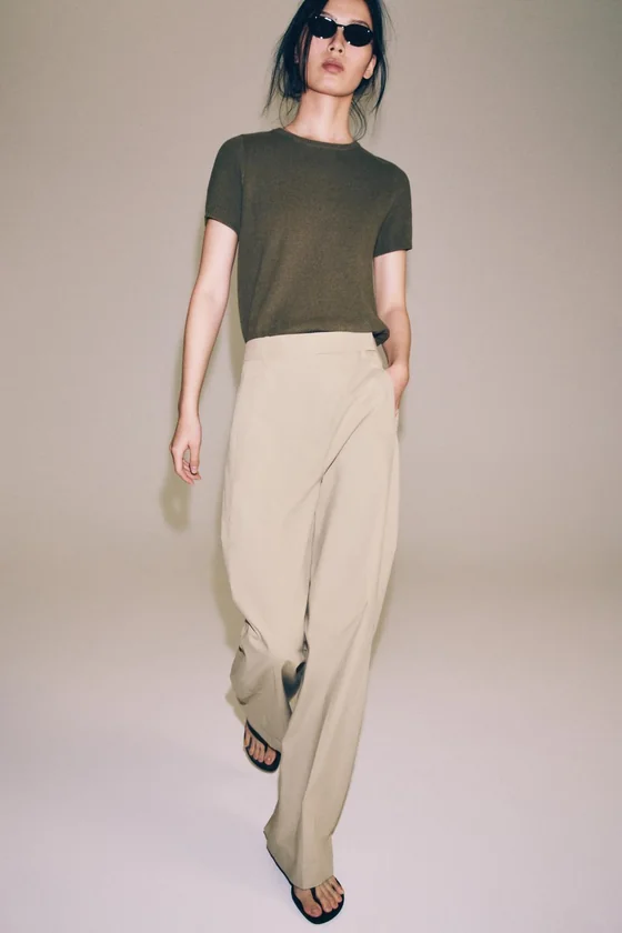 БРЮКИ ИЗ ПОПЛИНА — ZW COLLECTION