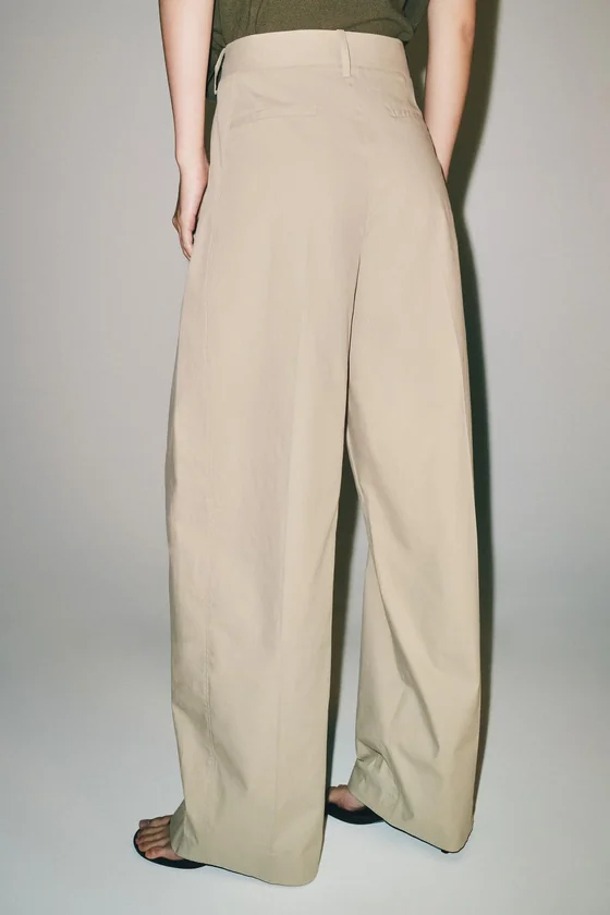 БРЮКИ ИЗ ПОПЛИНА — ZW COLLECTION